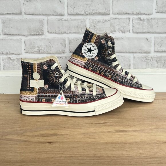 ⭐Converse x Isabel Marant Chuck 70 Hi Sz 8 Men's Shoes Black Vanilla Ice A14800C - Picture 3 of 14